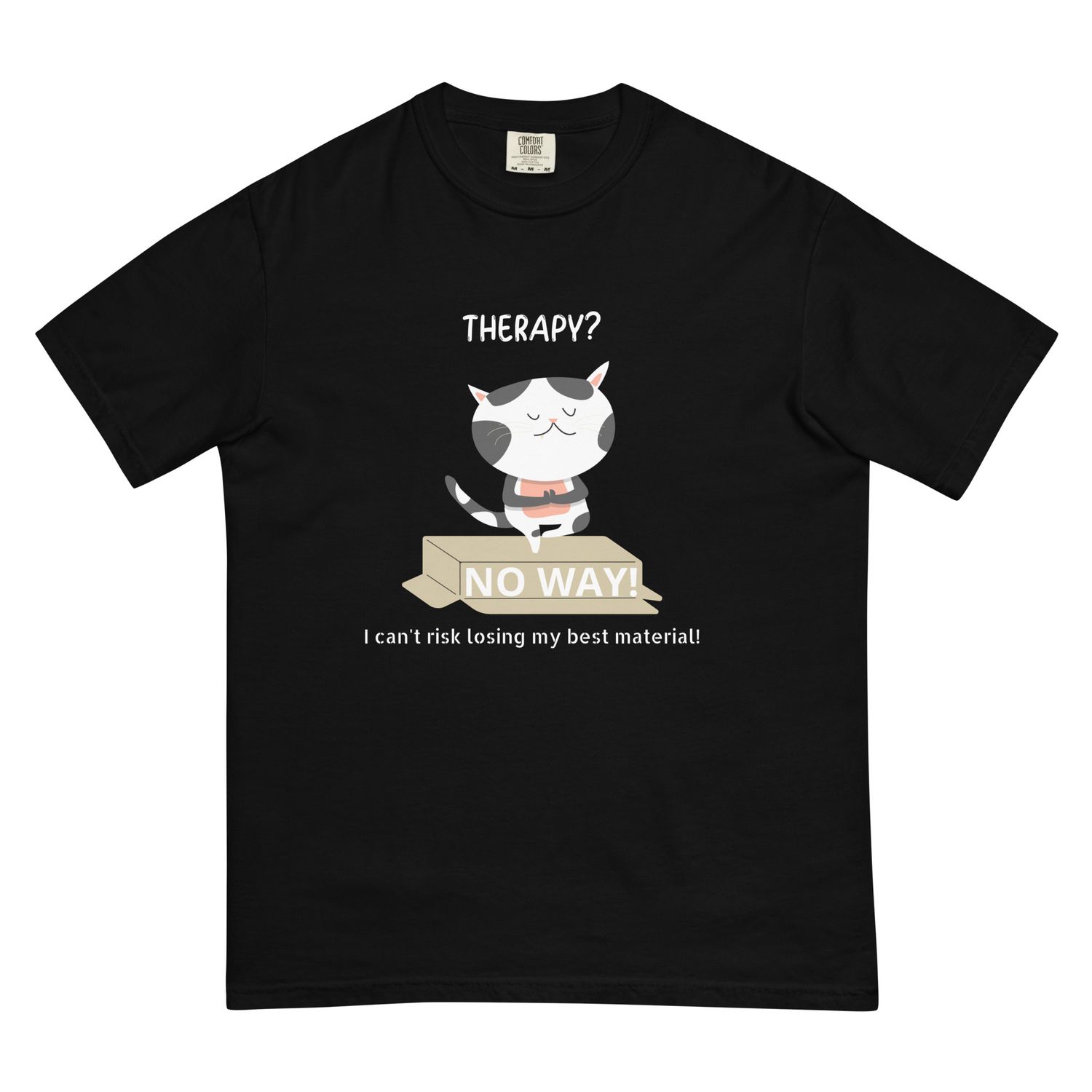 Unisex garment-dyed heavyweight t-shirt
