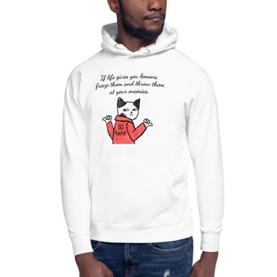Comfy hoodie with funny quote! Humorous sweatshirt for men &amp; women. Perfect humor apparel and fun gift idea with a hilarious joke design!