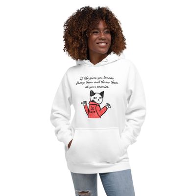 Comfy hoodie with funny quote! Humorous sweatshirt for men &amp; women. Perfect humor apparel and fun gift idea with a hilarious joke design!