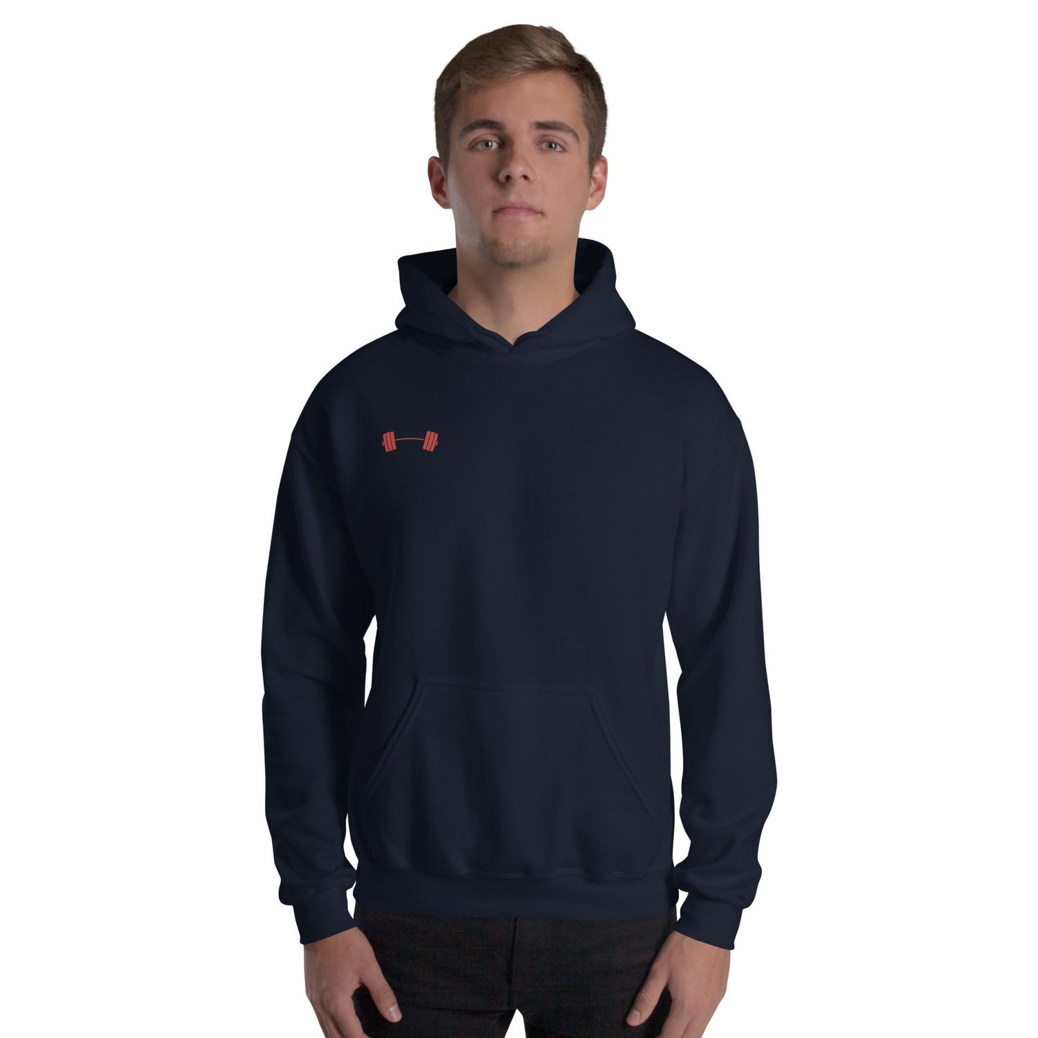 Funny CrossFit hoodie with 'We pick things up, put them down, and hope we don’t die in between.' Unique gift for gym lovers &amp; fitness fans!
