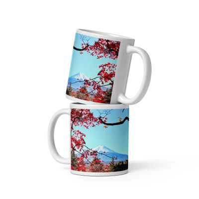 Beautiful Blue Mountain Scenery Coffee Mug