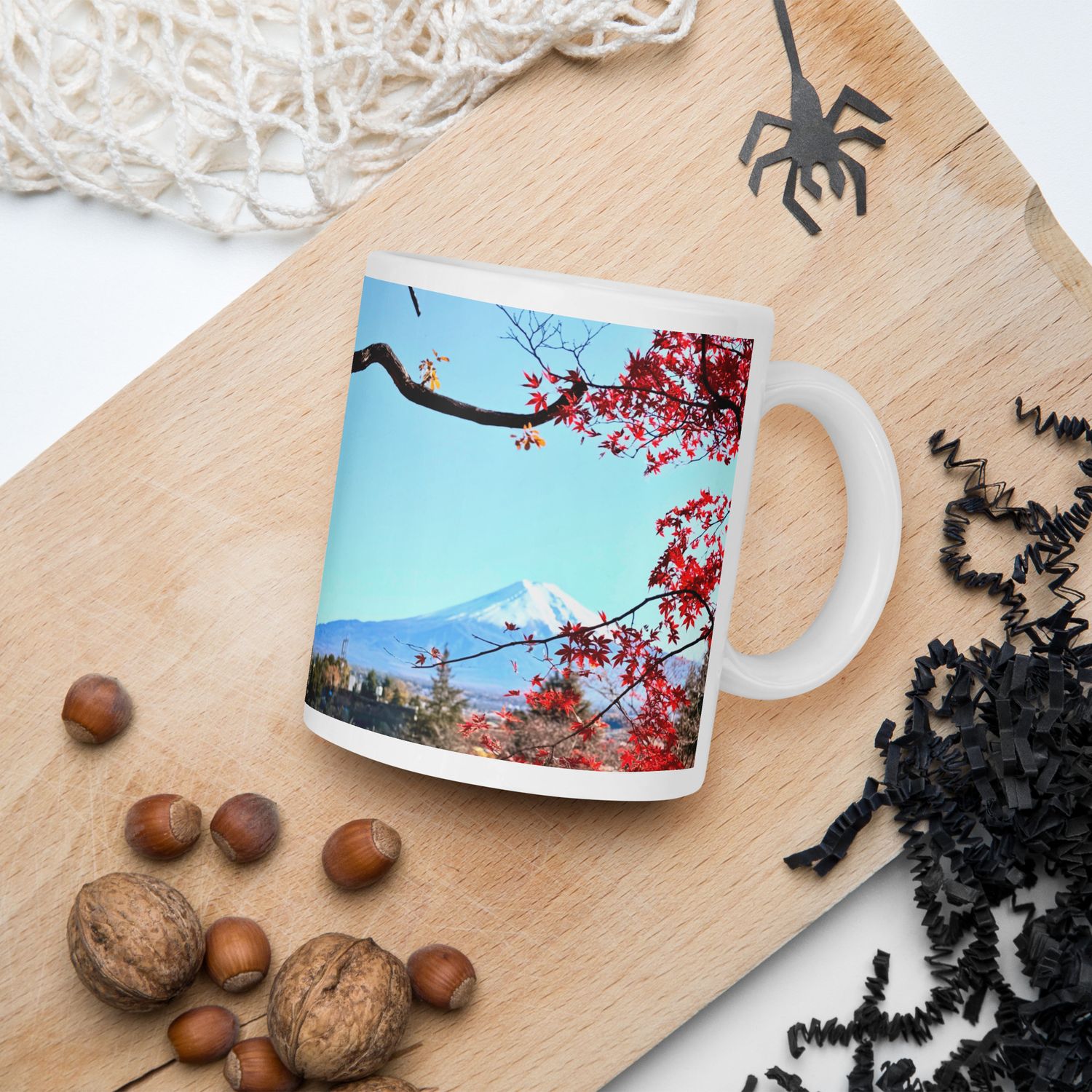 Beautiful Blue Mountain Scenery Coffee Mug