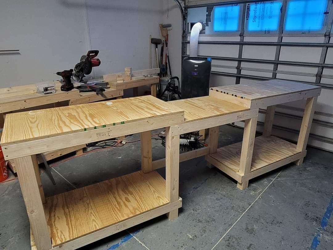 Custom 2ft x 11ft Miter Station Workbench