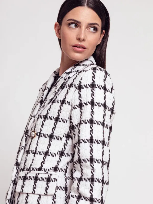 Blazer tweed (2 piezas)