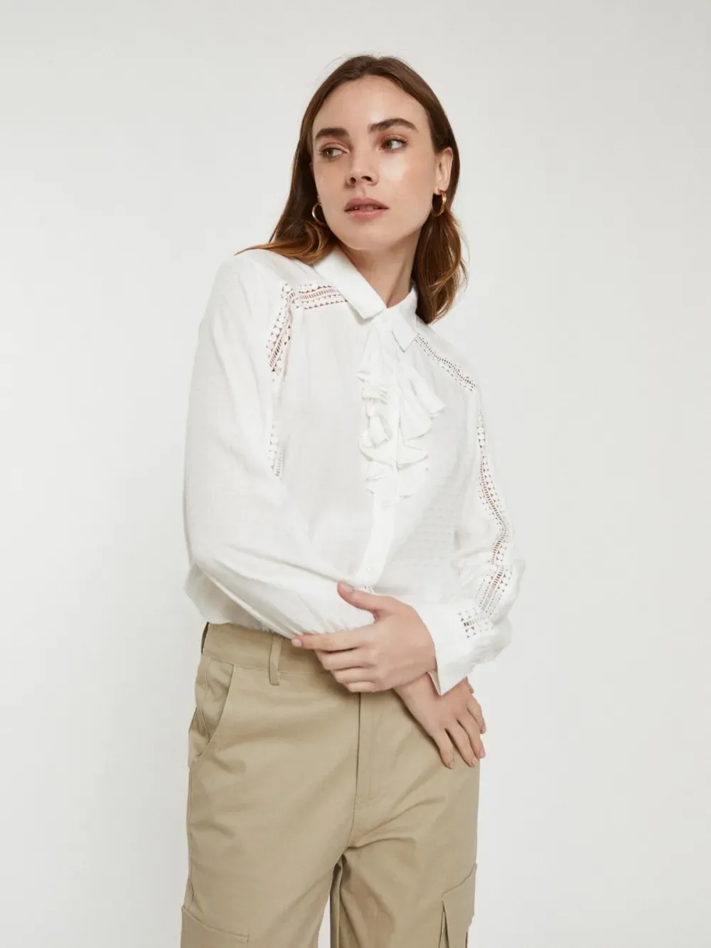 Blusa romántica (1 piezas )