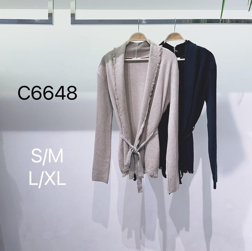 Chaqueta punto cinturón ( 2 piezas)