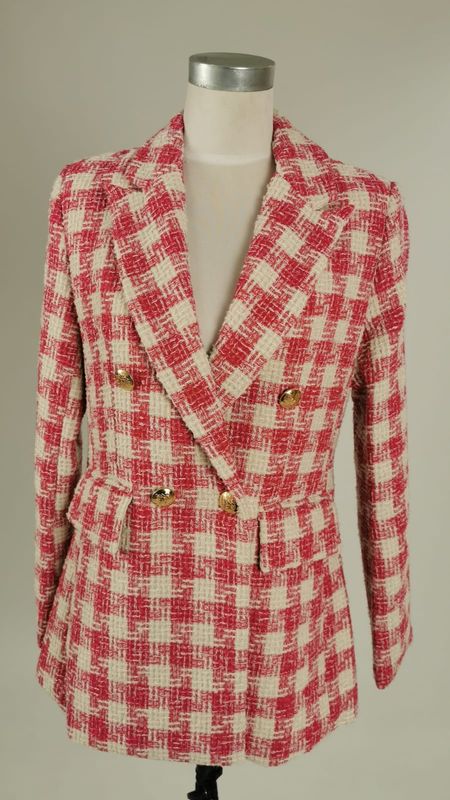 Blazer cuadros (2 piezas)