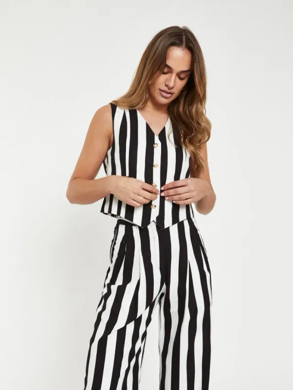 Pantalón rayas (3 piezas )