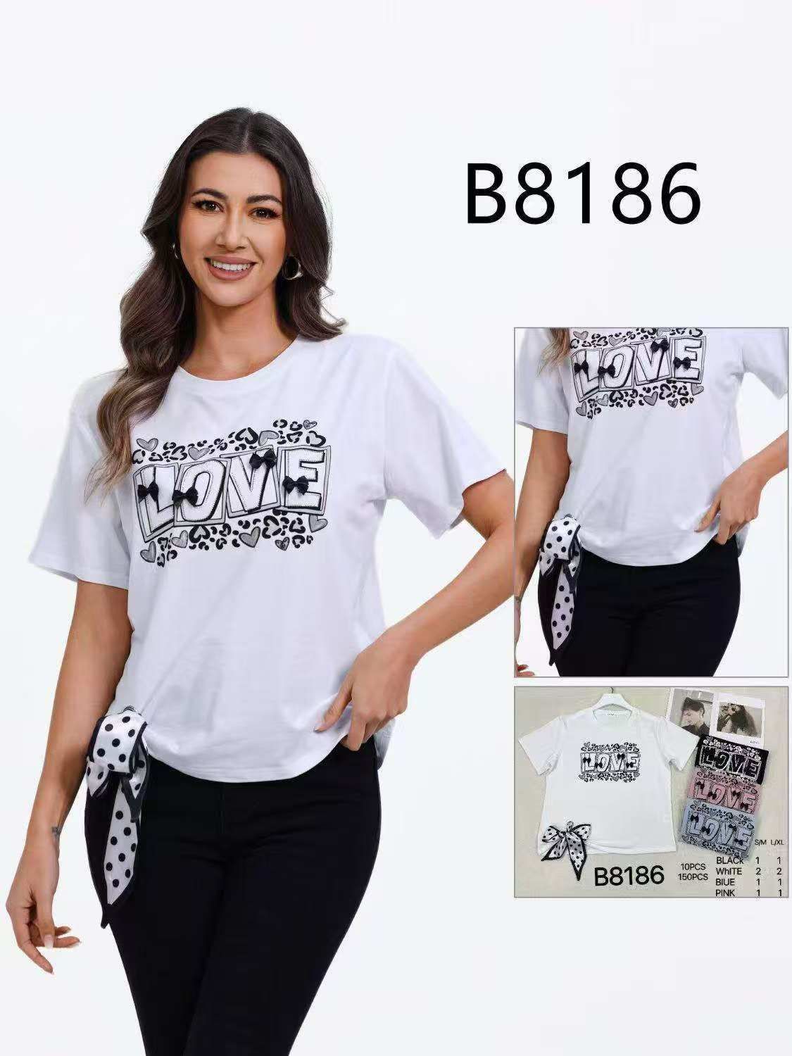 Camiseta Love lazo (2 unidades)