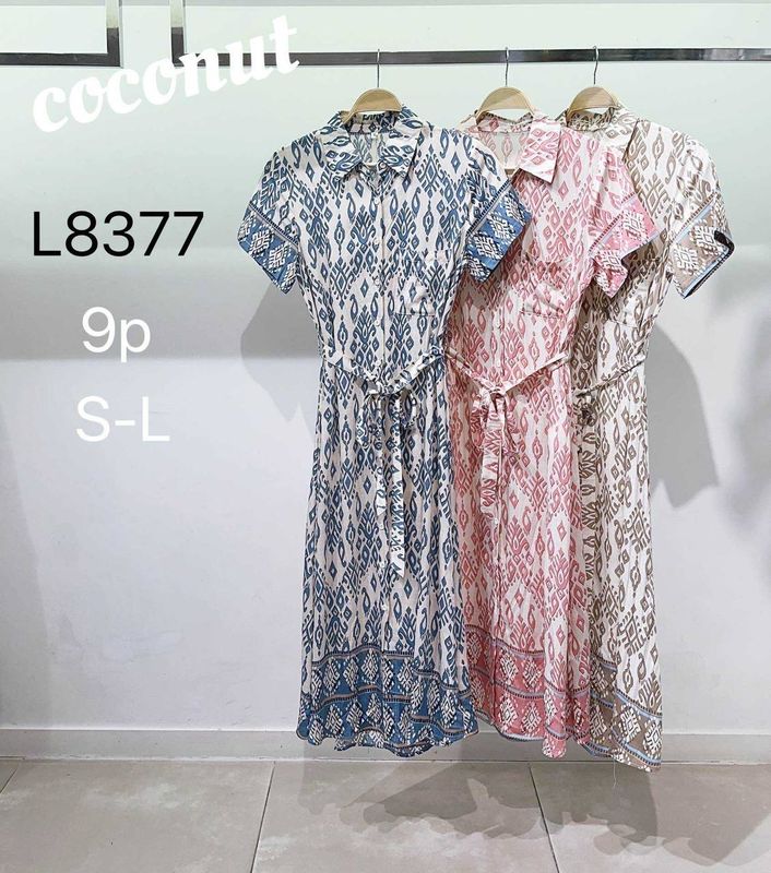 Vestido estampado ( 3 unidades)