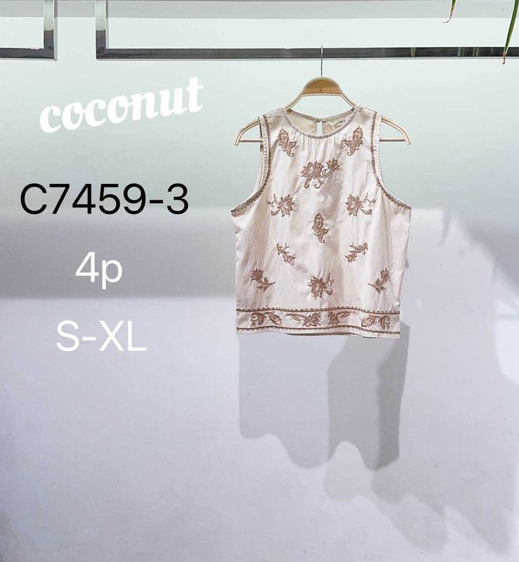 Blusa bordada(4 unidades )