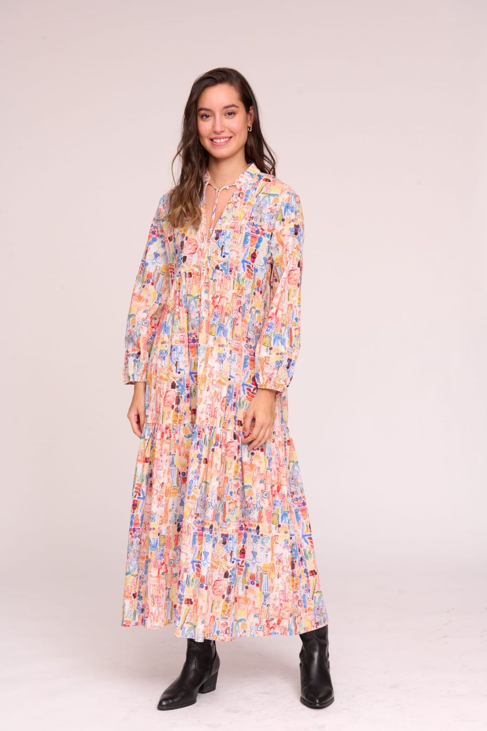 Vestido estampado (4 unidades)