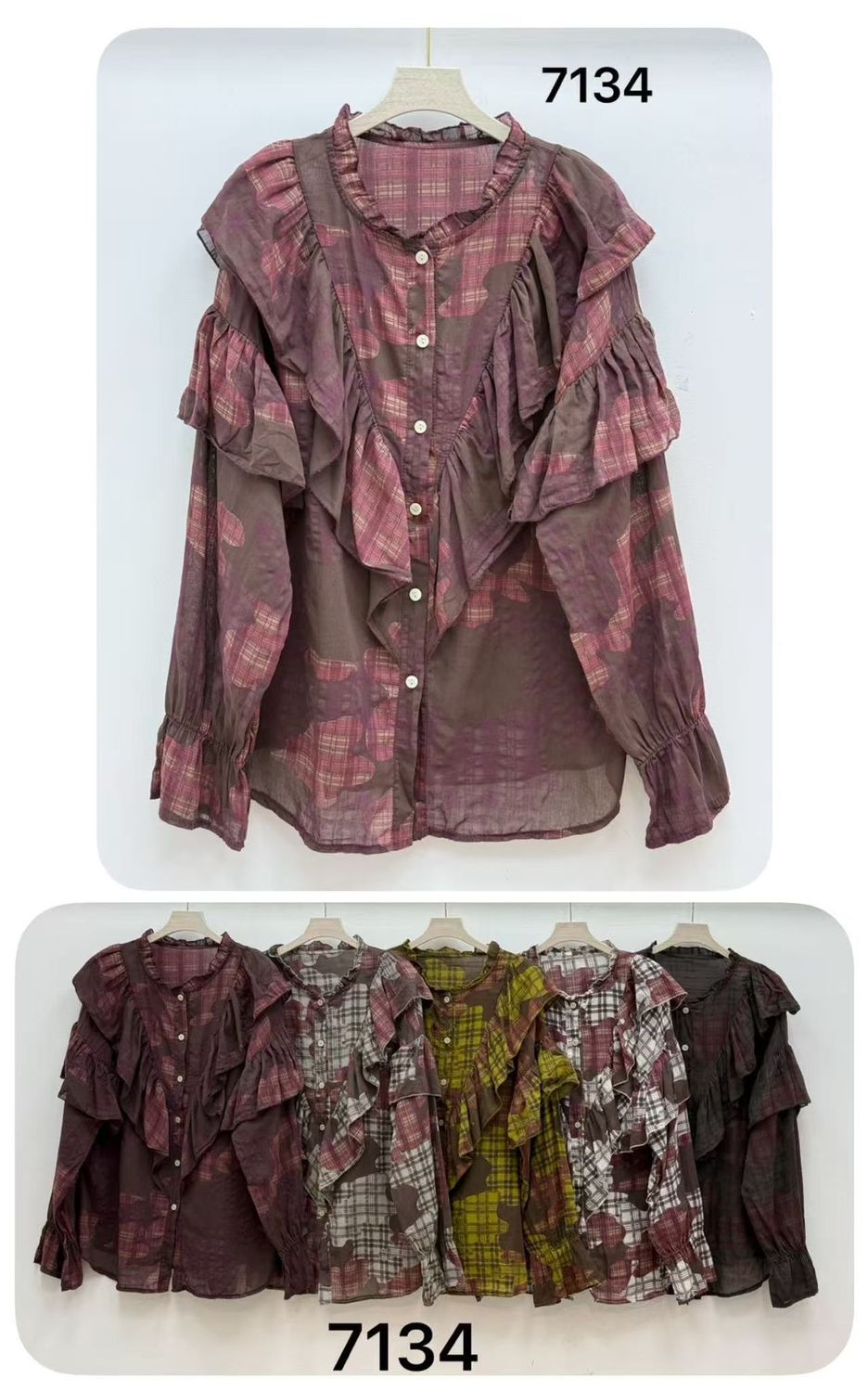 Blusa volantes (2 unidades)