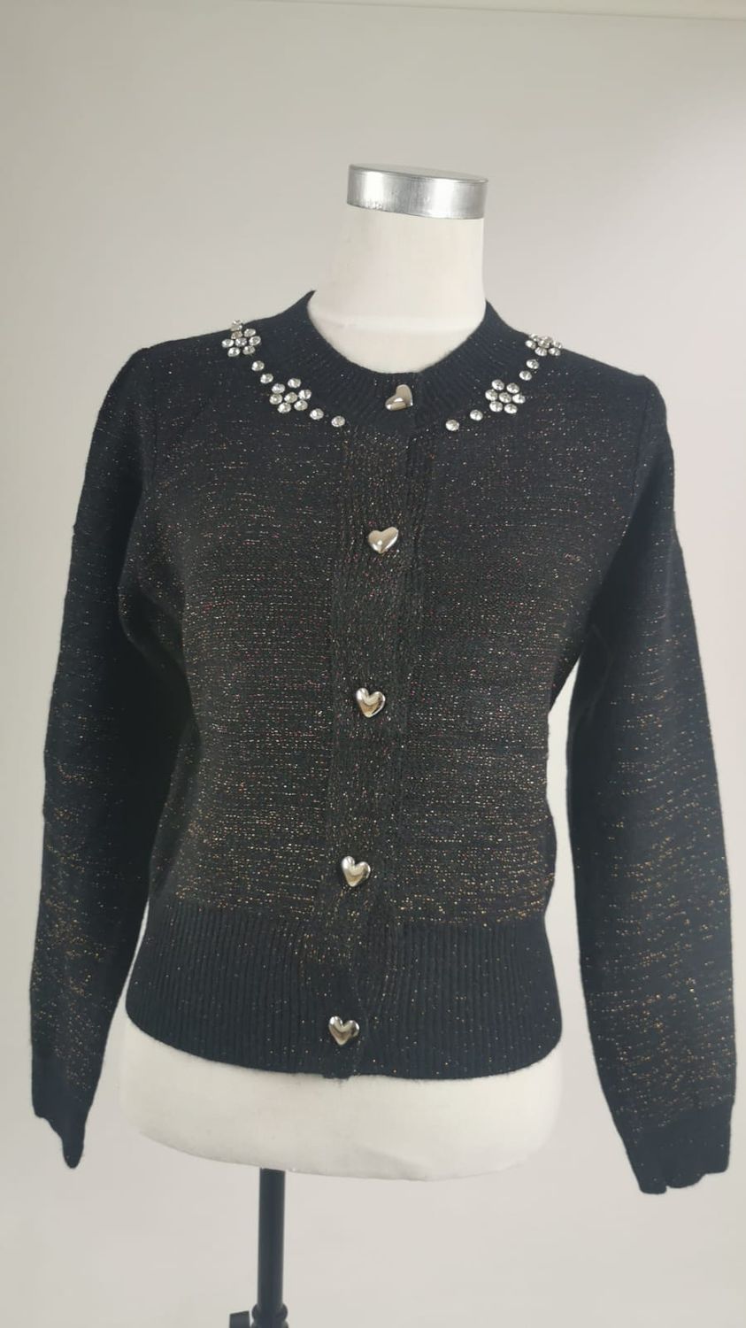 Chaqueta brillo (2 piezas)