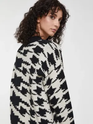 Cardigan geométrico (2 unidades)