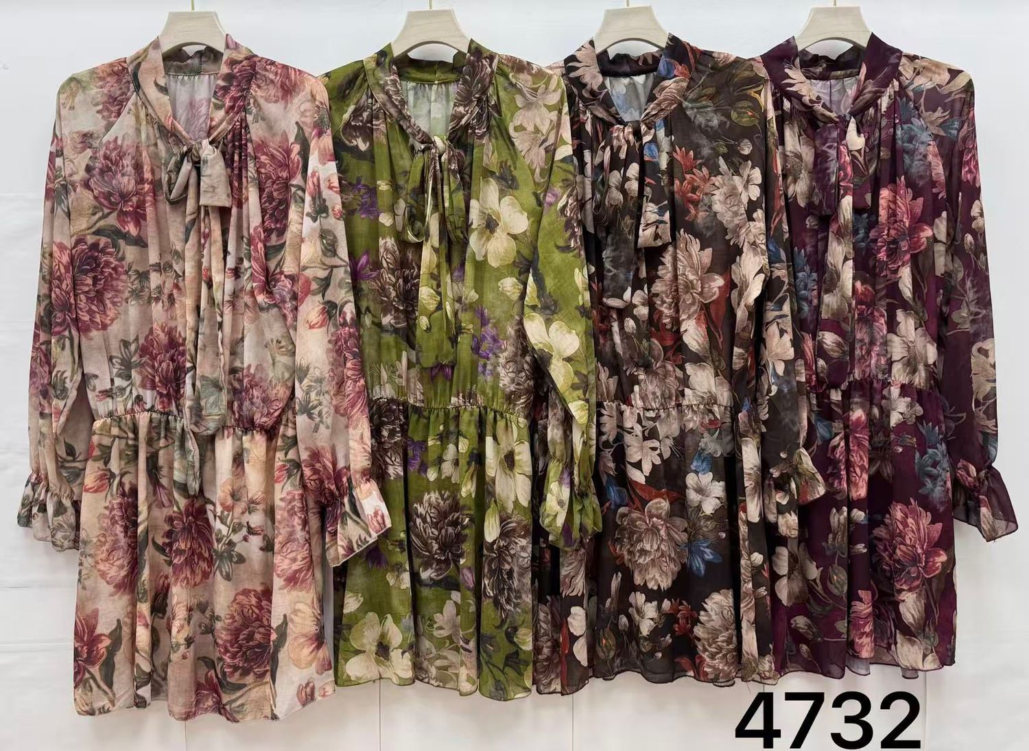 Vestido estampado (2 piezas)