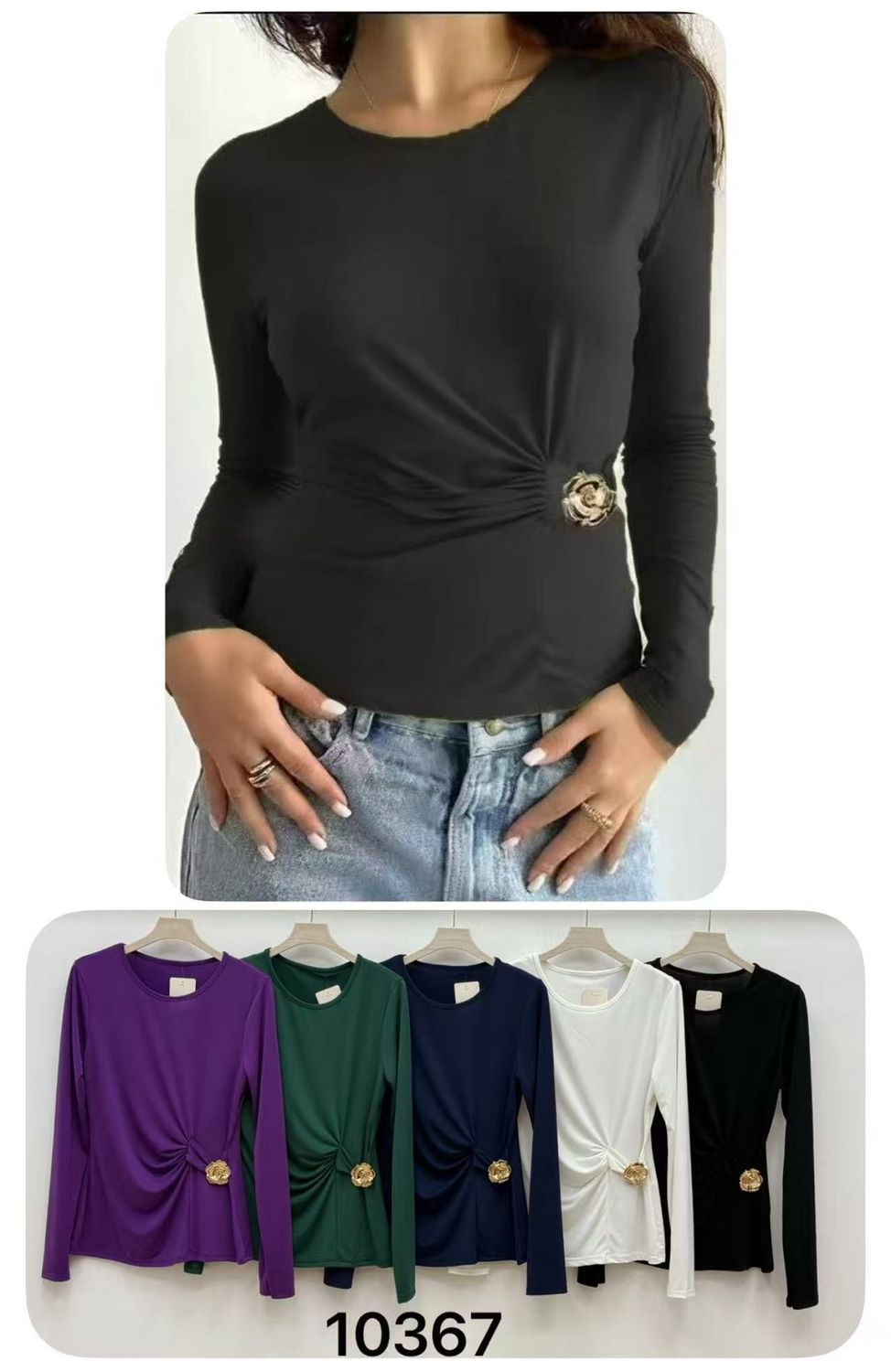 Camiseta broche (2 piezas)