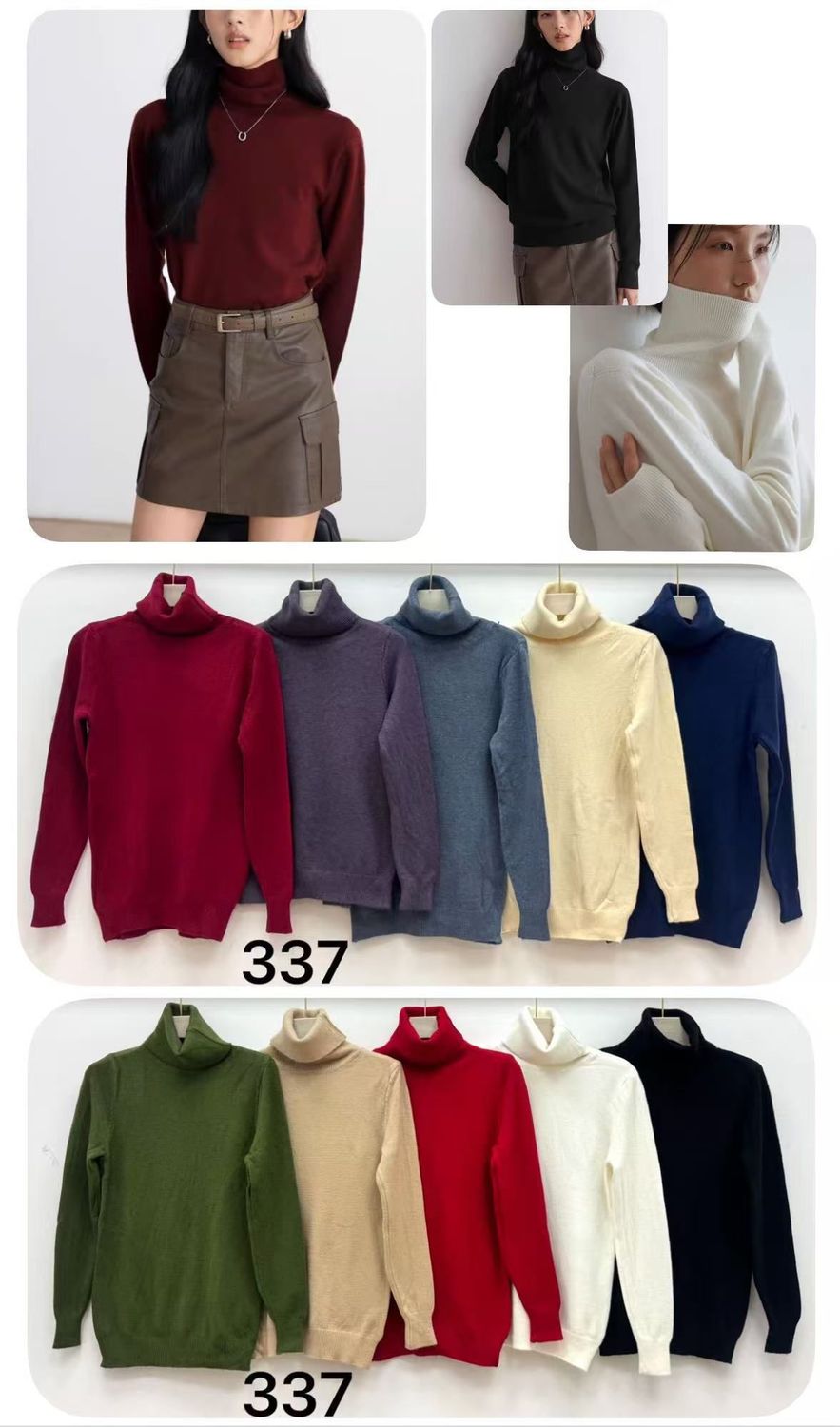 Jersey cuello (2 piezas)