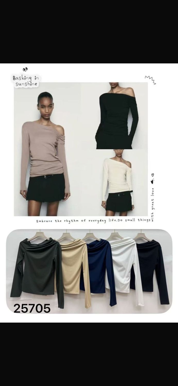 Camiserta hombro (2 piezas)