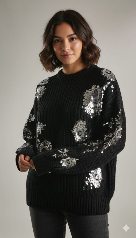 Jersey lentejuelas (2 piezas)