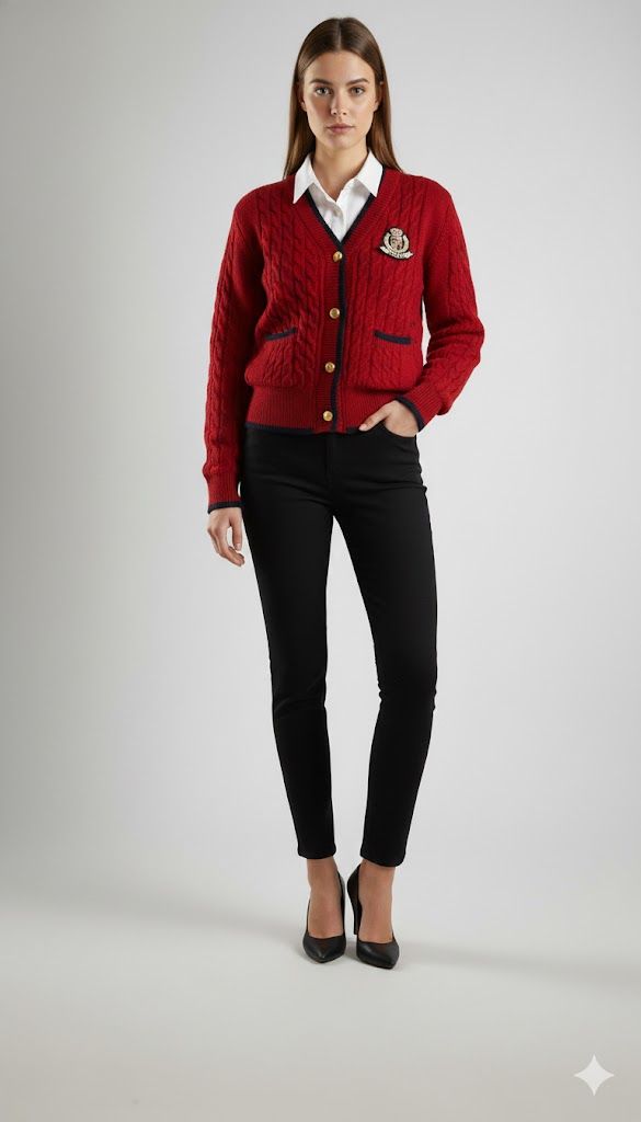 Chaqueta escolar escudo(2 piezas)