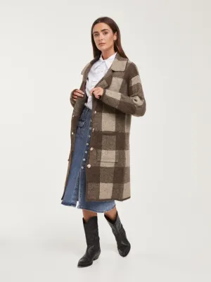 Chaqueta punto larga (2 piezas)