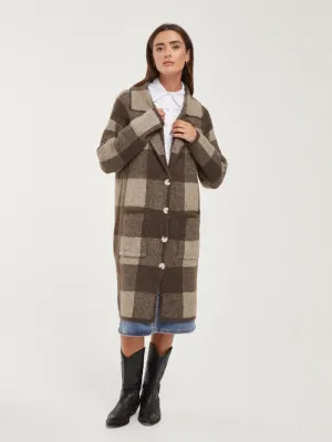 Chaqueta punto larga (2 piezas)