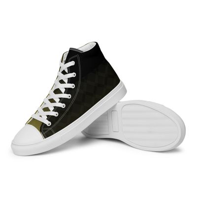 Men’s high top canvas shoes