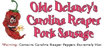 Carolina Reaper Sausage