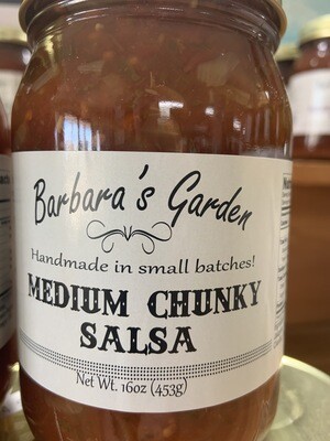 Barbara&#39;s Garden Medium Chucky Salsa 16oz