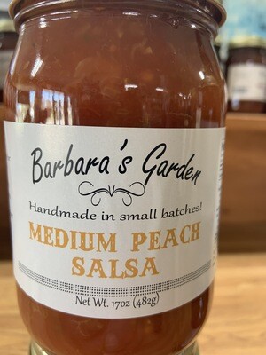 Barbara&#39;s Garden Medium Peach Salsa 16oz