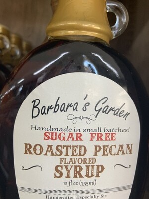 Barbara's Garden Sugar Free Roasted Pecan Flavored Syrup 12 oz