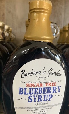 Barbara's Garden Sugar Free Blueberry Syrup 12 oz