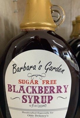 Barbara's Garden Sugar Free Blackberry Syrup 12 oz