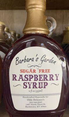 Barbara's Garden Sugar Free Raspberry Syrup 12 oz