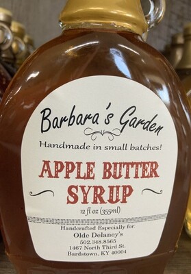 Barbara's Garden Apple Butter Syrup 12 oz