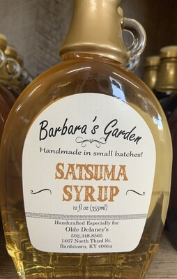 Barbara's Garden Satsuma Syrup 12 oz