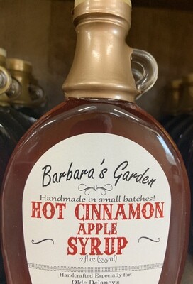 Barbara's Garden Hot Cinnamon Apple Flavored Syrup 12 oz