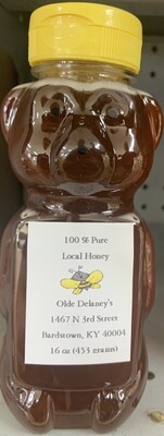 Local honey 24oz bear