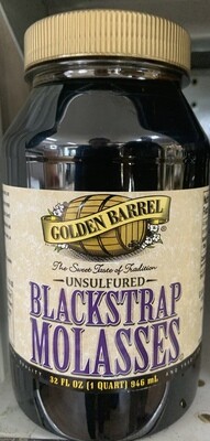 Golden Barrel Blackstrap Molasses 32oz