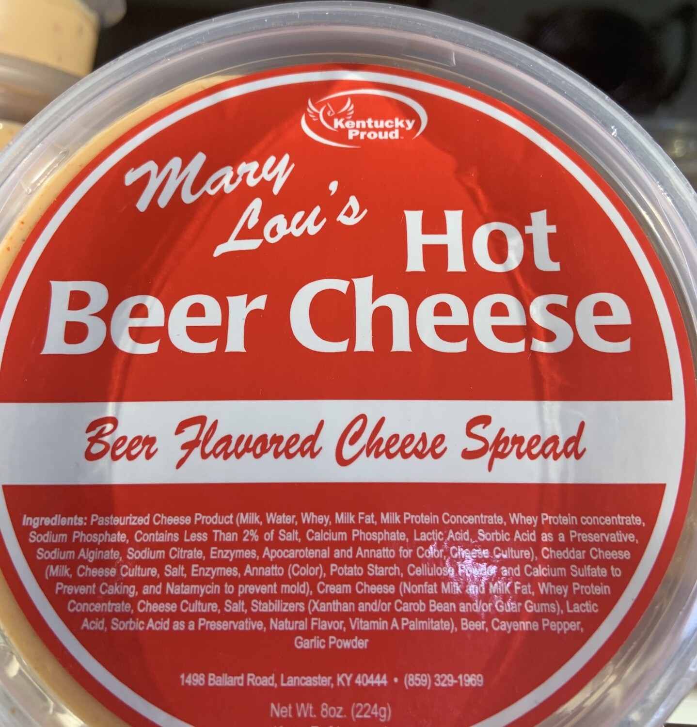 Mary Lou's Hot Beer Cheese 8oz