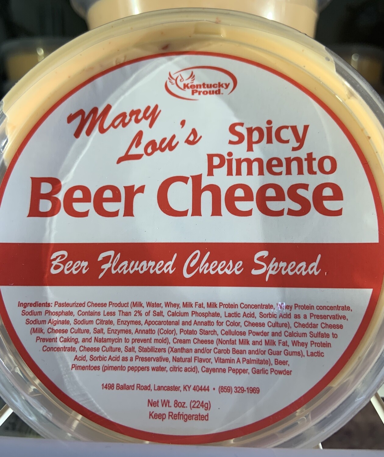 Mary Lou's Spicy Pimento Beer Cheese 8oz