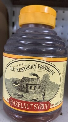 Old Kentucky Favorite Hazlenut Syrup 16oz