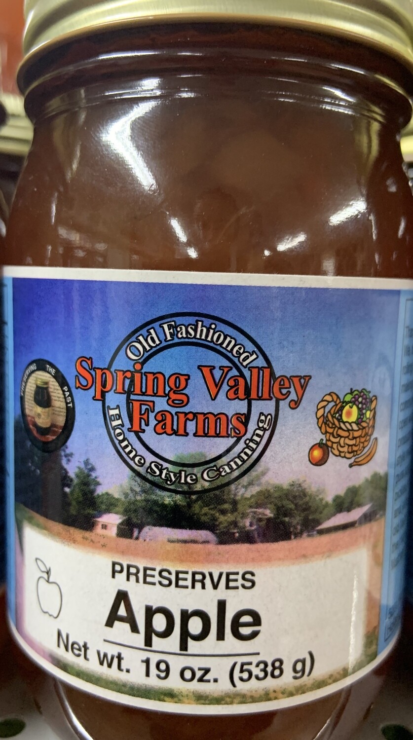 Spring Valley Farms Apple Preserves 19oz