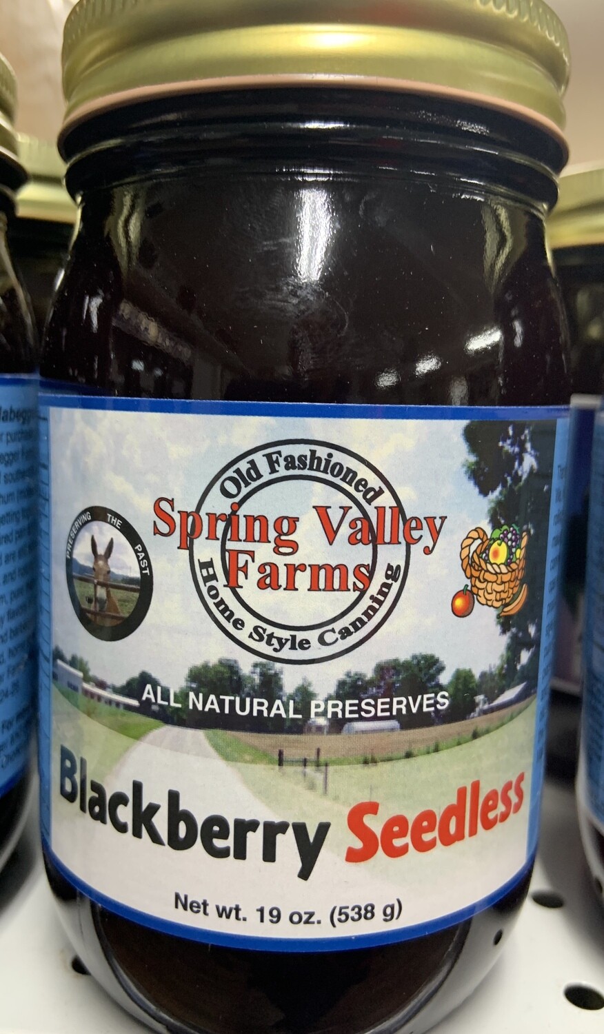 Spring Valley Farms Blackberry Seedless Preserves