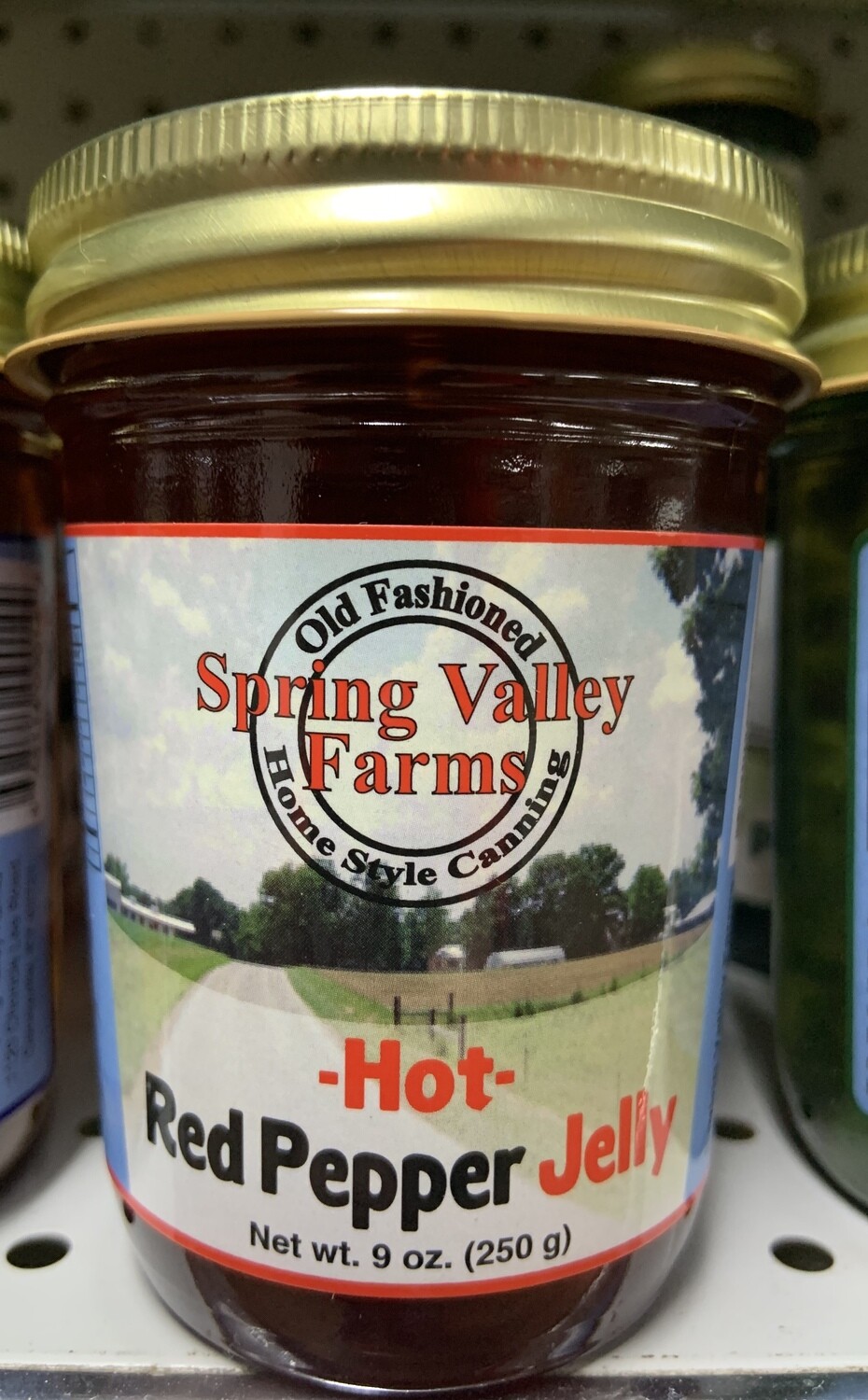 Spring Valley Farms Hot Red Pepper Jelly 9oz
