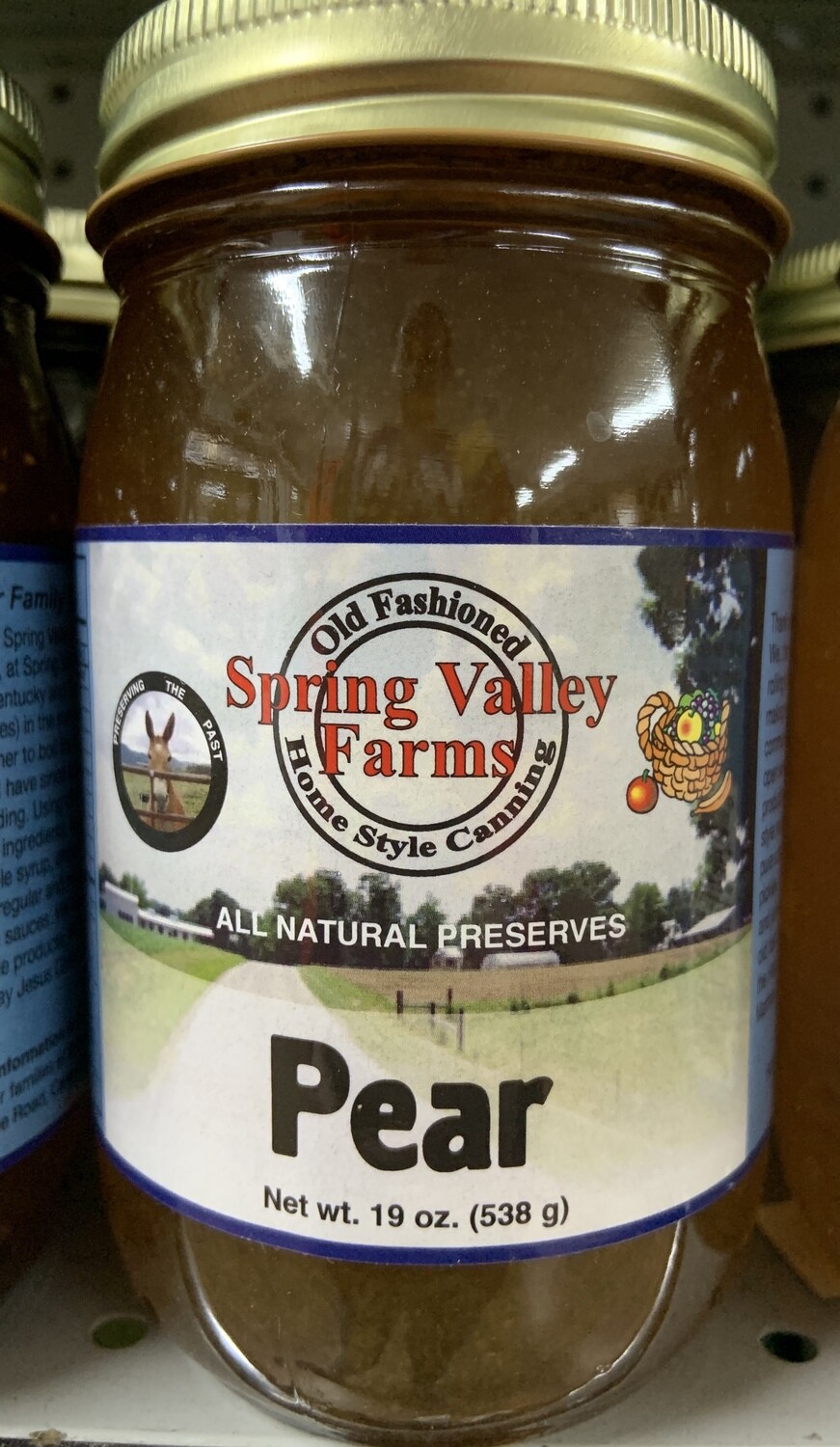 Spring Valley Farms Pear Preserves 19oz