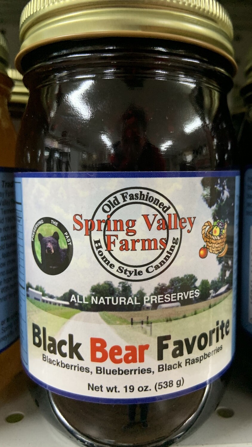 Spring Valley Farms Black Bear Favorite Preserves 19oz