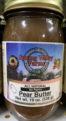 Spring Valley Farms Pear Butter 19oz