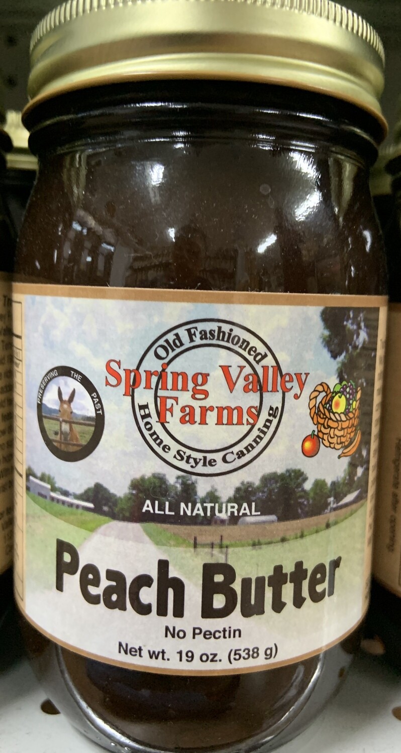 Spring Valley Farms Peach Butter 19oz